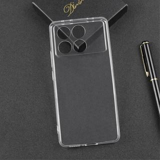 Cover-Discount  Xiaomi Poco F6 Pro - Silikon Gummi Case transparent 