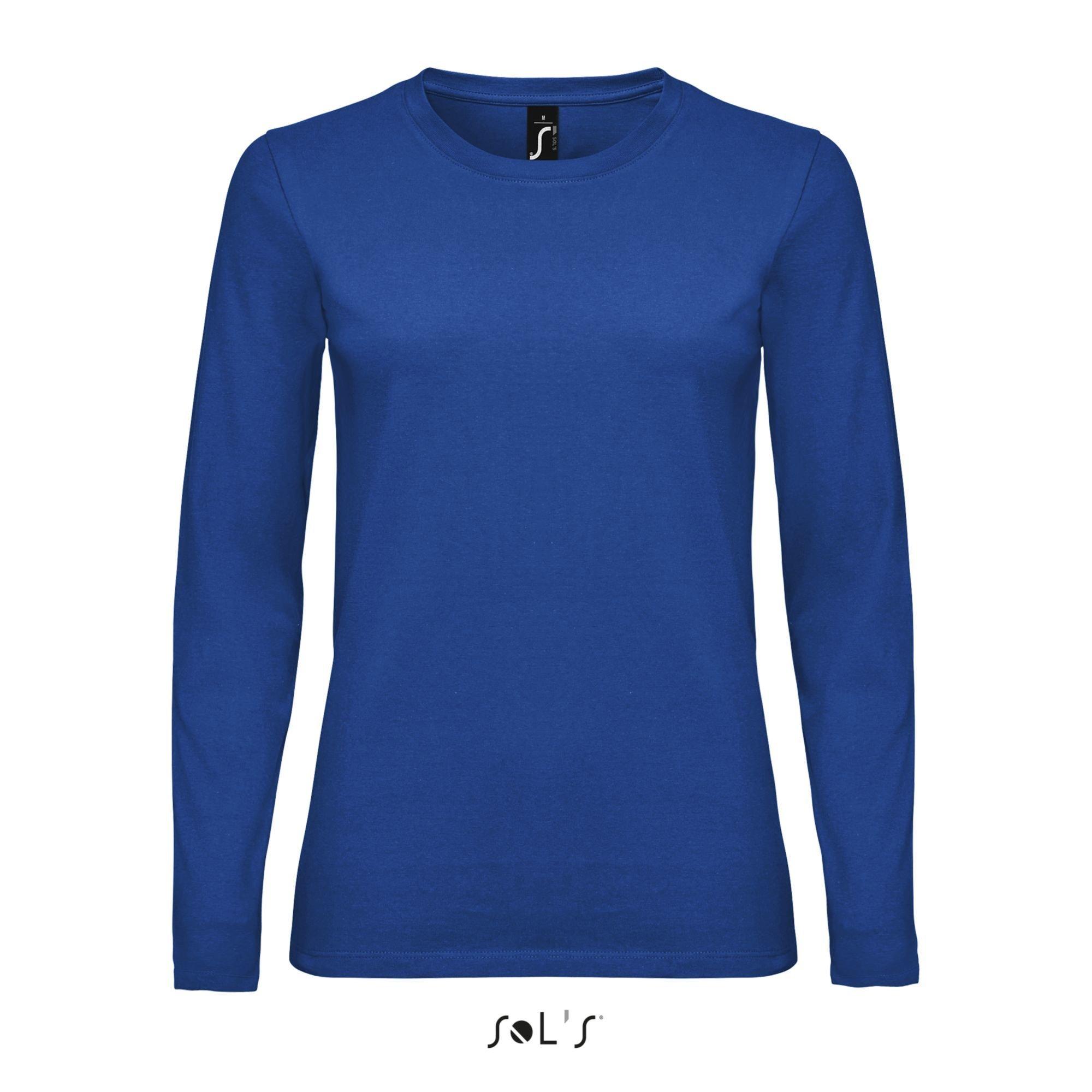 Image of -t-shirt Imperial Lsl Damen Königsblau L
