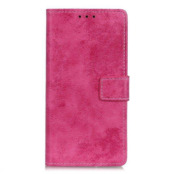Image of Galaxy A21s - Vintage Etui Wildleder Optik