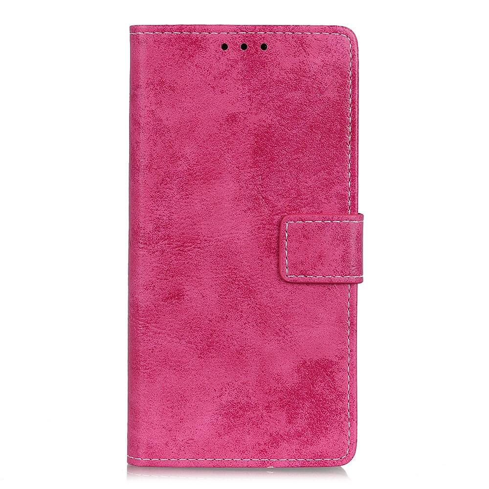 Cover-Discount  Galaxy A21s - Custodia vintage in pelle scamosciata 