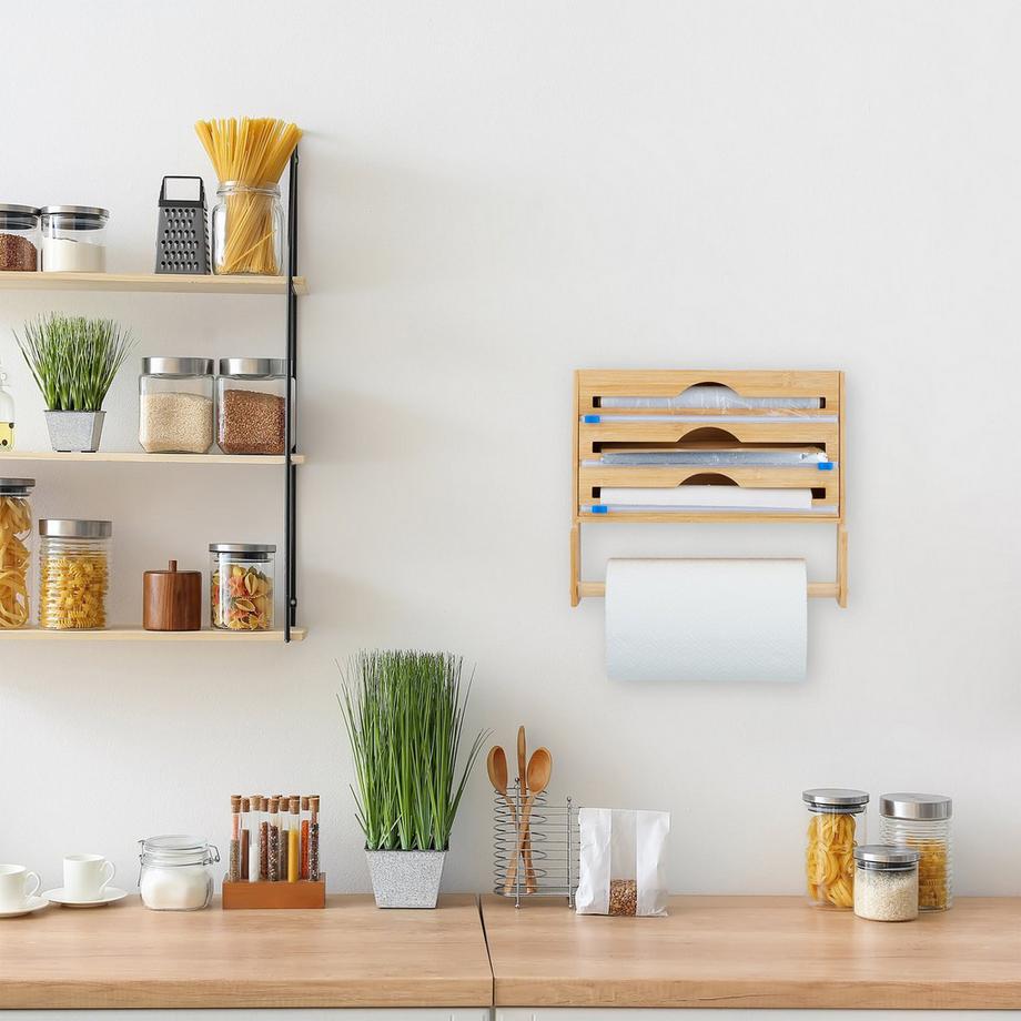 Northix Distributeur de papier aluminium avec support pour essuie-tout  