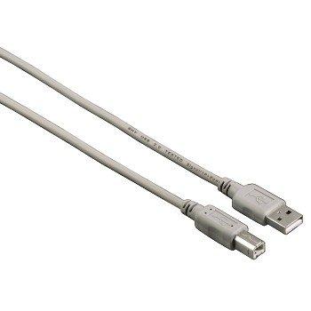 Image of 4m USB 2.0 USB Kabel USB A USB B Grau