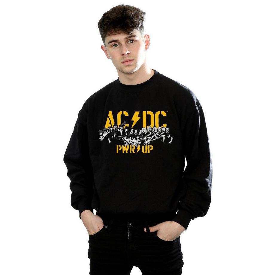 AC/DC ACDC PWRUP Rundhals-Sweatshirt  