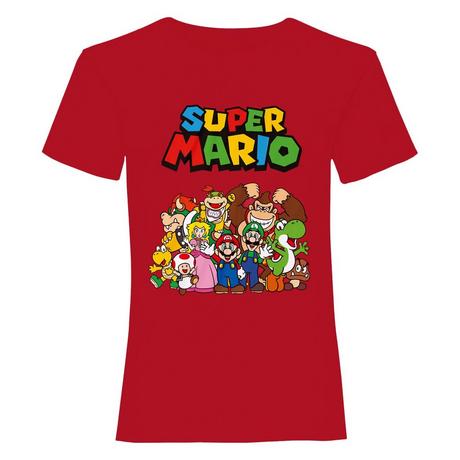 Super Mario Super Mario Figur Print T-Shirt  