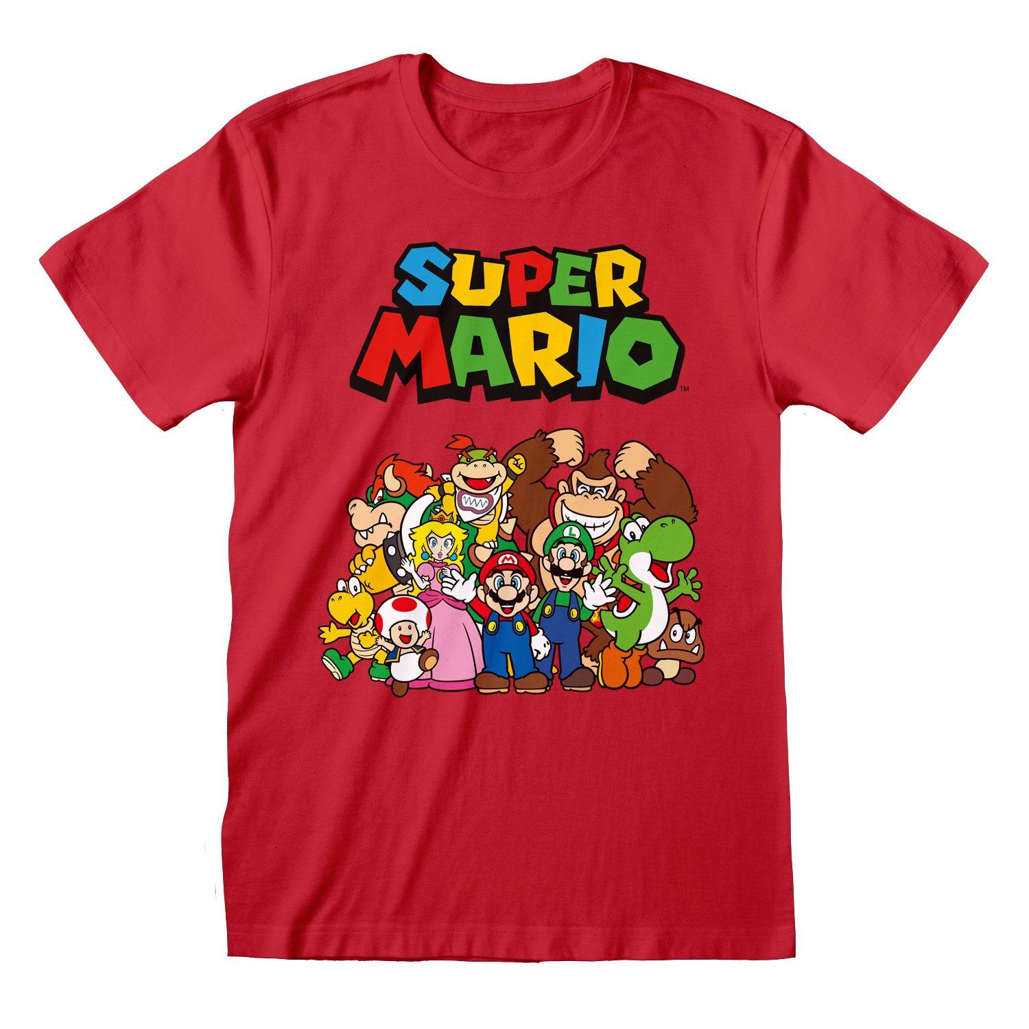 Super Mario Super Mario Figur Print T-Shirt  
