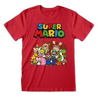 Super Mario Super Mario Figur Print T-Shirt  