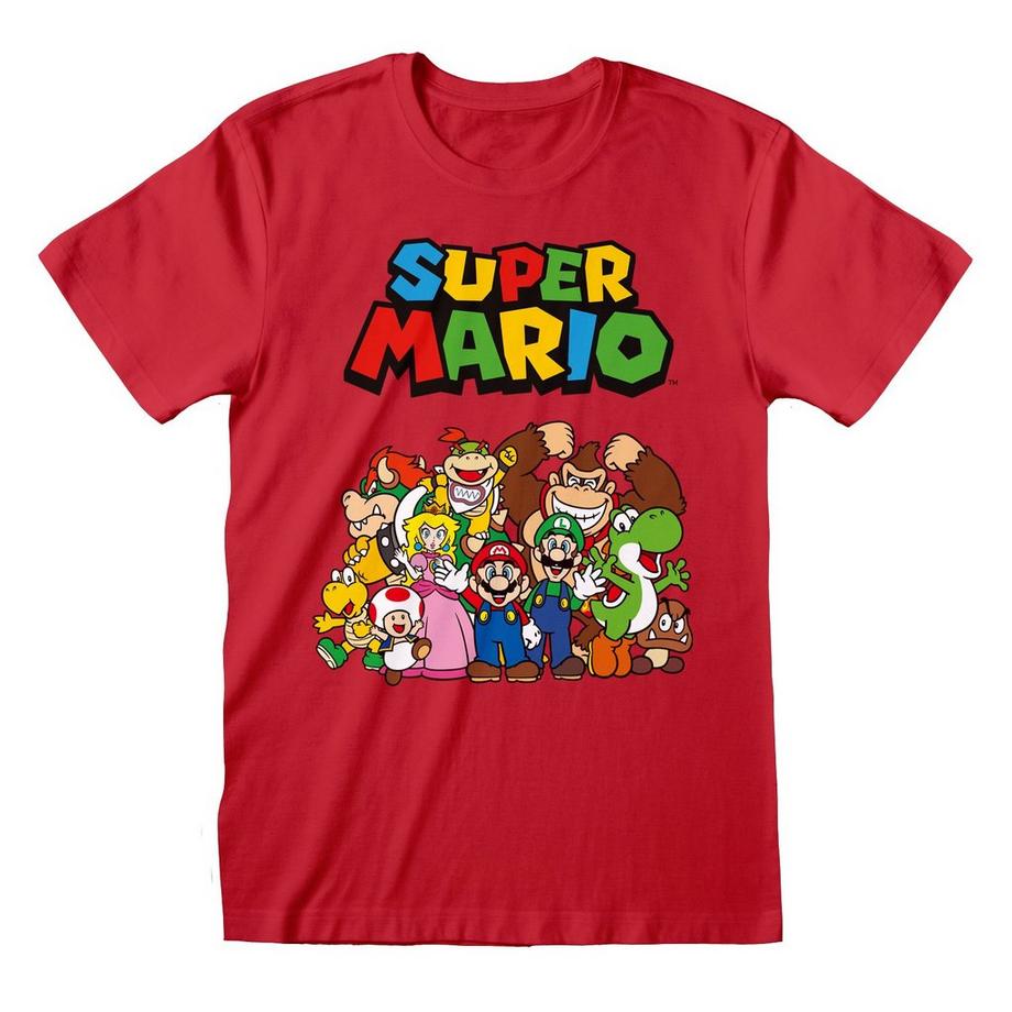 Super Mario Super Mario T-Shirt Stampa Grafica  