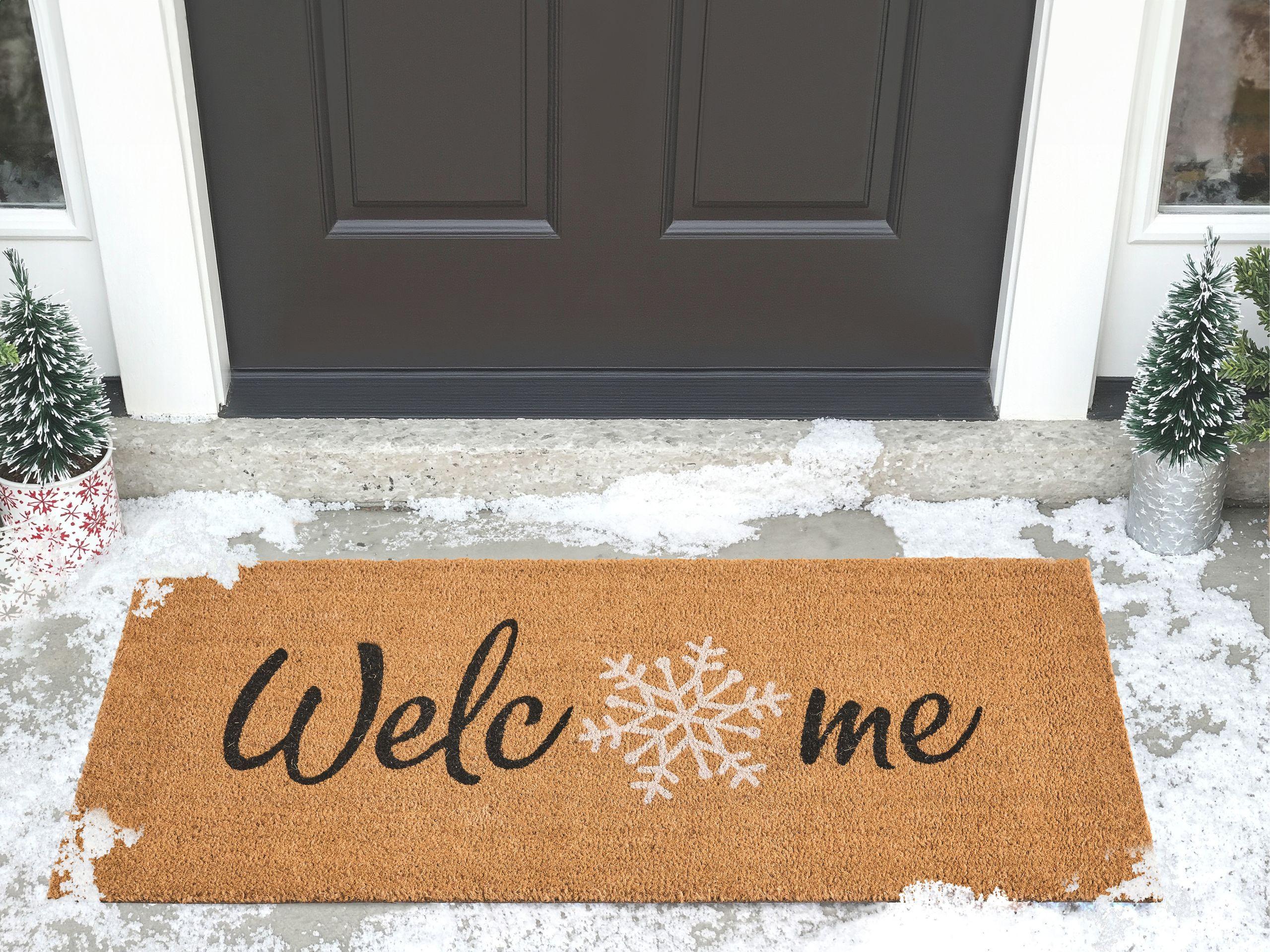 Beliani Fussmatte aus Kokosfasern Klassisch BALANACAN  