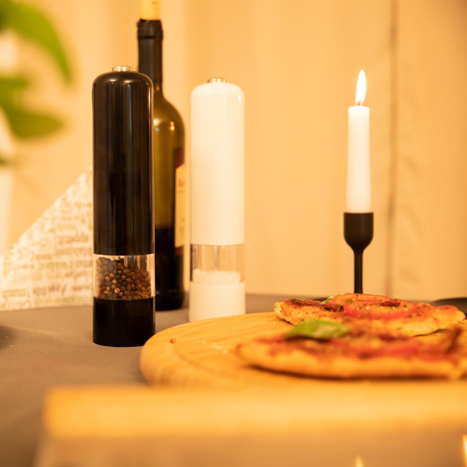 B2X Elektrische Pfeffermühle 2er Set  