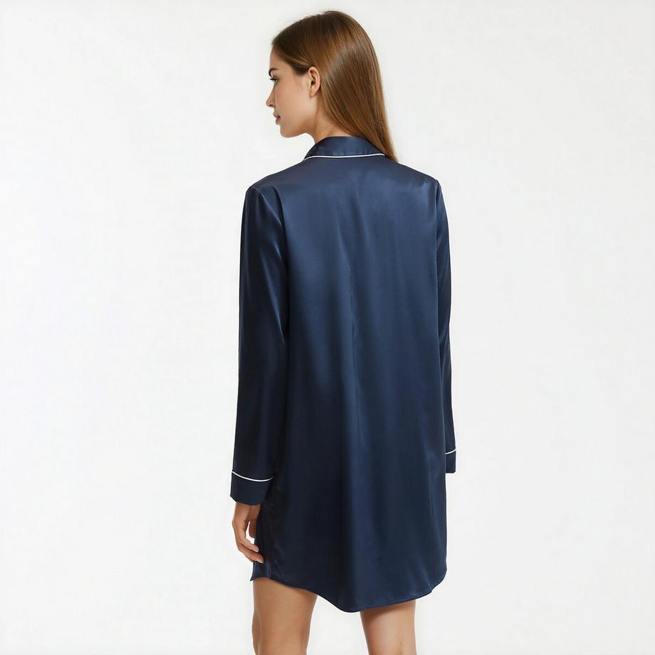 La Redoute Collections Nachthemd mit langen Ärmeln  