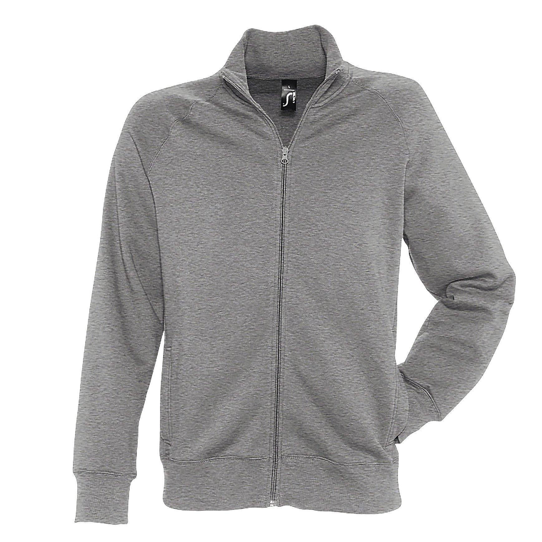 Image of Sundae Sweatjacke Mit Reißverschluss Herren Taubengrau XL