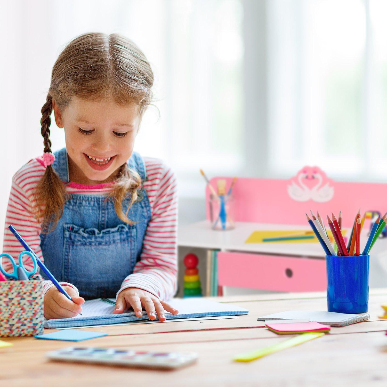 B2X Scrivania e sedia per bambini Swan  