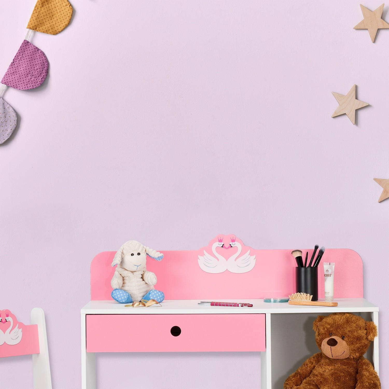 B2X Scrivania e sedia per bambini Swan  