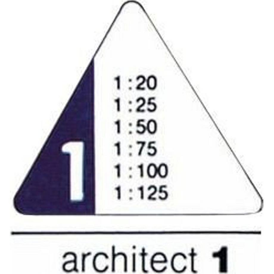 RUMOLD  RUMOLD Dreikant-Massstab 150 30cm 150/1/30 Architect 1 