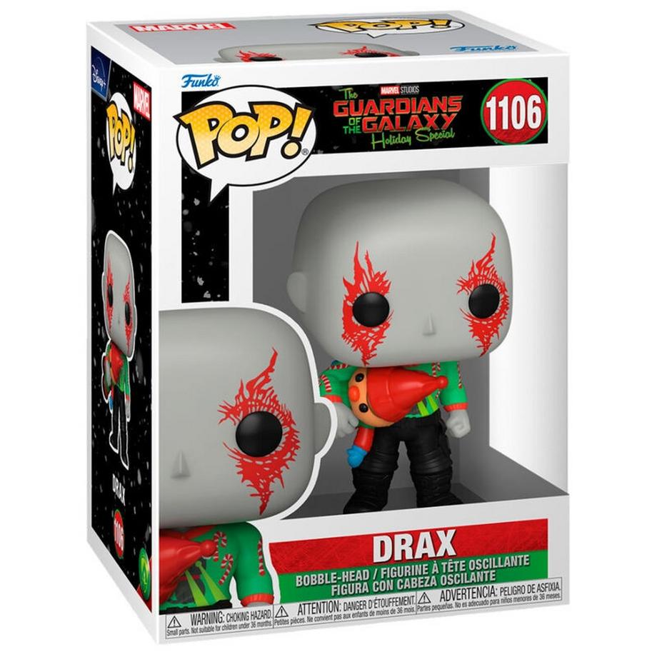 Funko  Figura POP Marvel Guardiani della Galassia Drax 