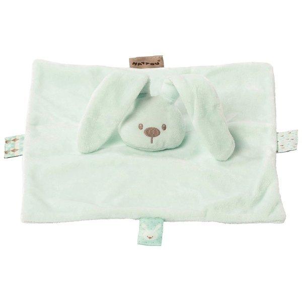 Image of NATTOU kleines Kuscheltuch mint/blau - ONE SIZE