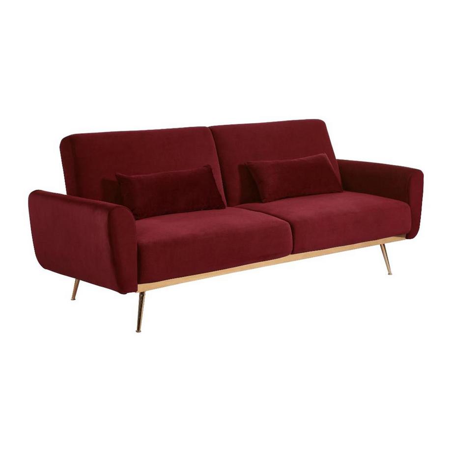 Schlafsofa Klappsofa 3Sitzer Samt LAUNEI