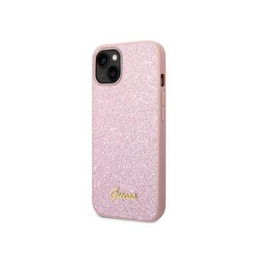 Coque iPhone 14 Plus TPU Glitter Script
