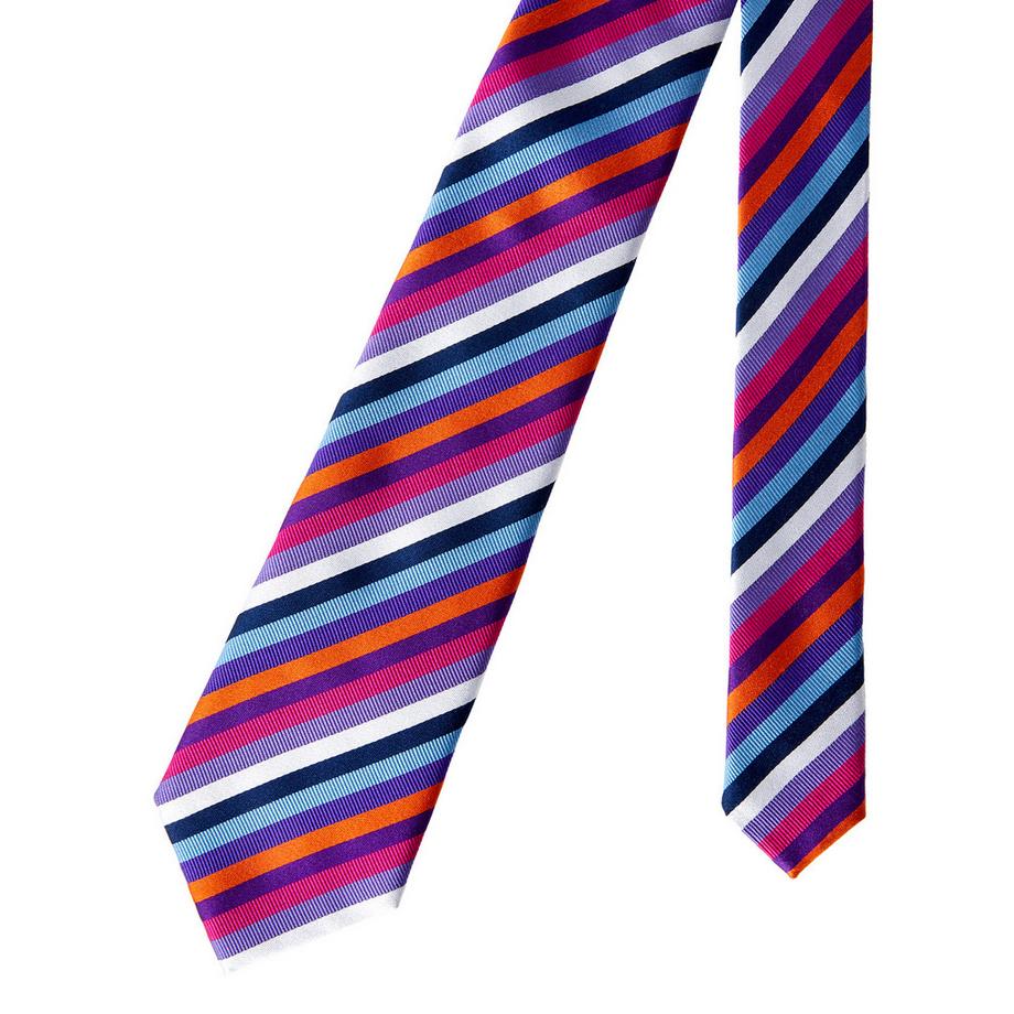 Joe Browns Cravate Soie Rayures Automnales  