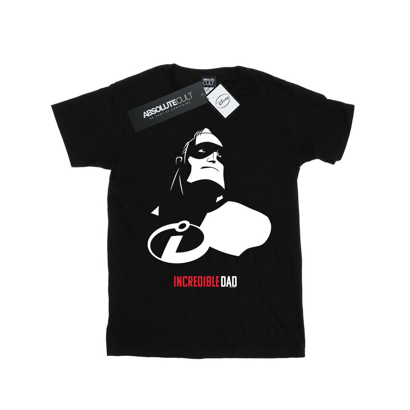 Image of The Incredibles Incredible Dad Tshirt Mädchen Schwarz 140/146