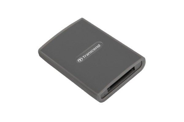 Transcend  RDE2 lecteur de carte mémoire USB 3.2 Gen 2 Type-C Gris 