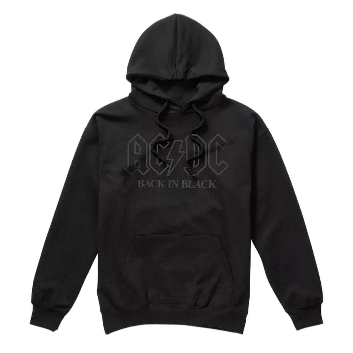 Image of Acdc Back In Black Kapuzenpullover Herren Schwarz XXL