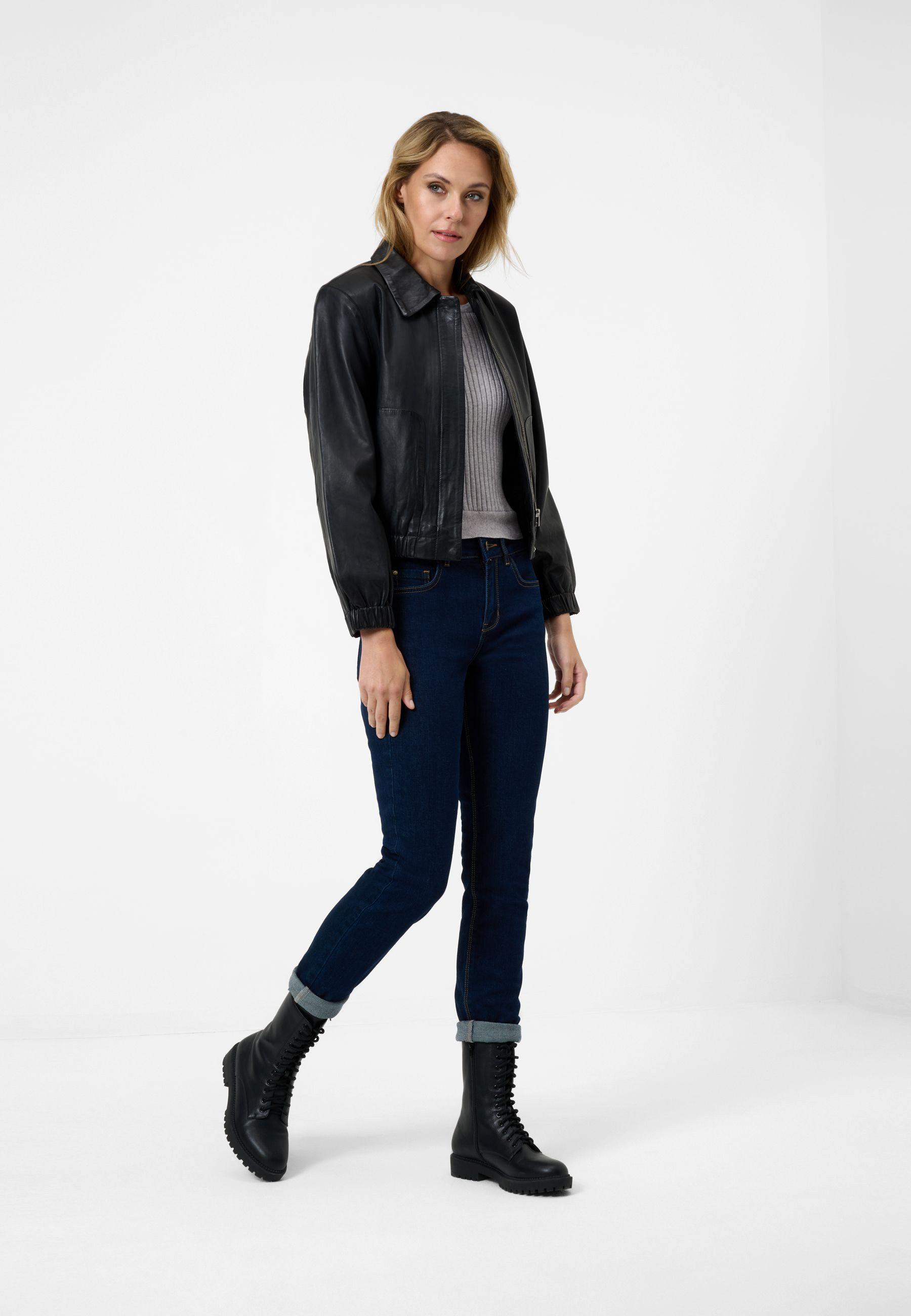 RICANO  Veste en cuir  Lola en style bomber 