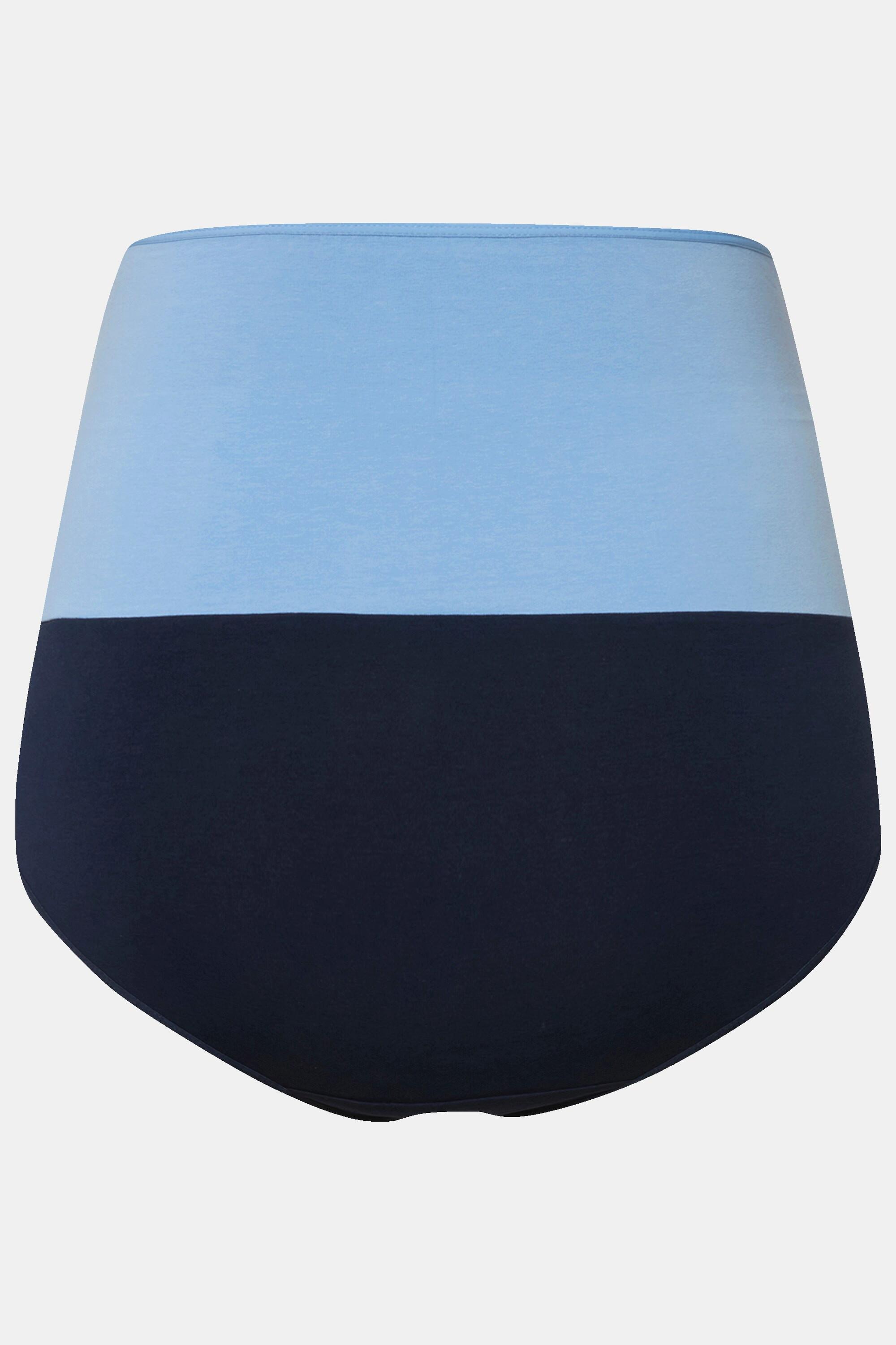 Ulla Popken Bellieva Slip Vita Alta Inserto Sopra Pancia Cotone Biologico  