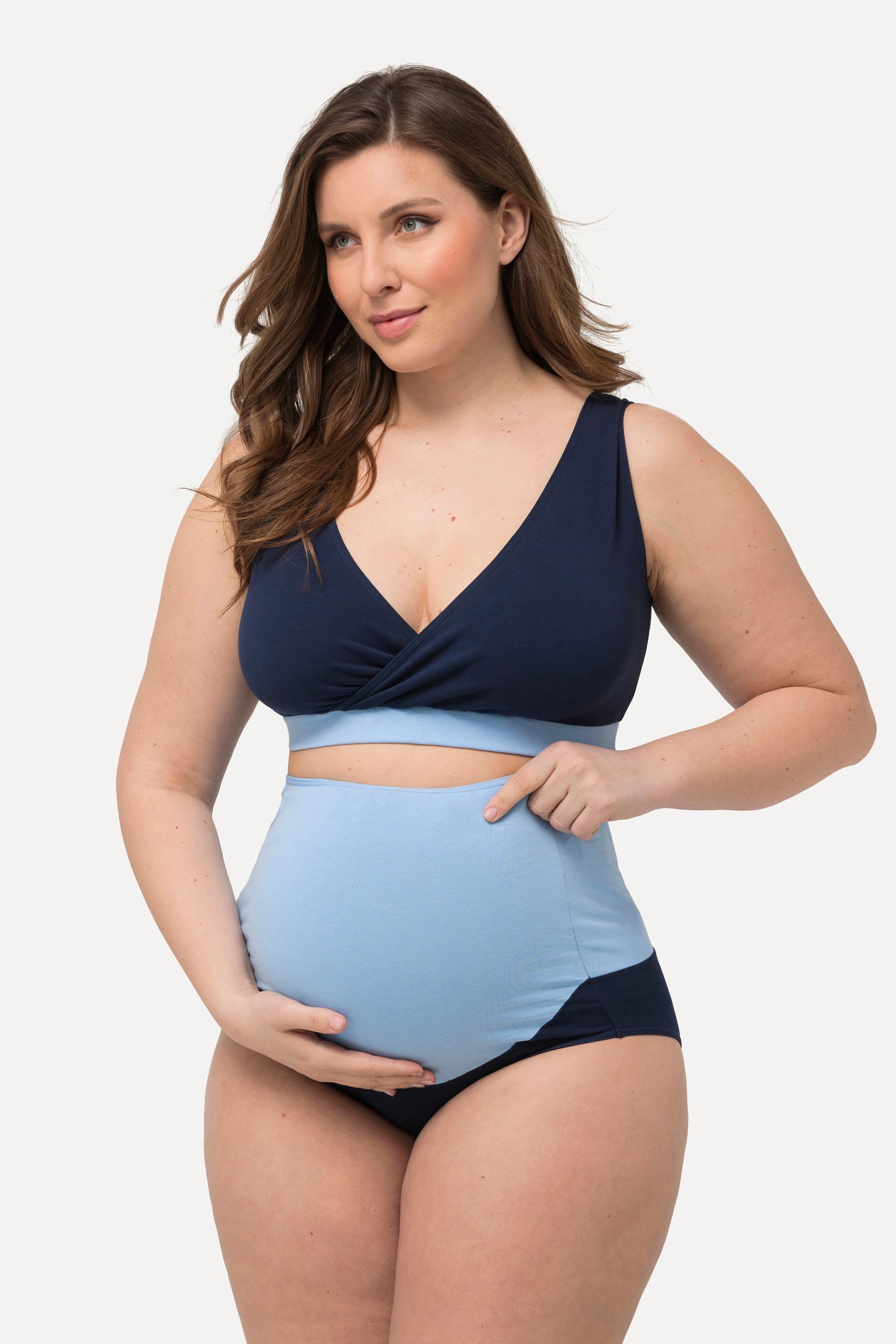 Ulla Popken Bellieva Slip Vita Alta Inserto Sopra Pancia Cotone Biologico  