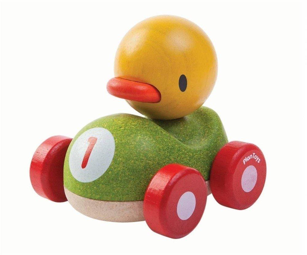 Image of PlanToys Holzspielzeug Enten-Rennfahrer
