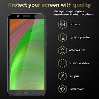 Cadorabo  Plein écran Film de protection compatible avec Huawei Y5 PRIME 2018 / Y5 2018 - Verre de protection d'écran durci (Tempered) d'une dureté de 9H avec 3D Touch 