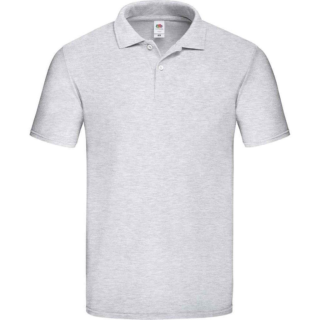 Image of Original Pique Poloshirt Herren Grau XL