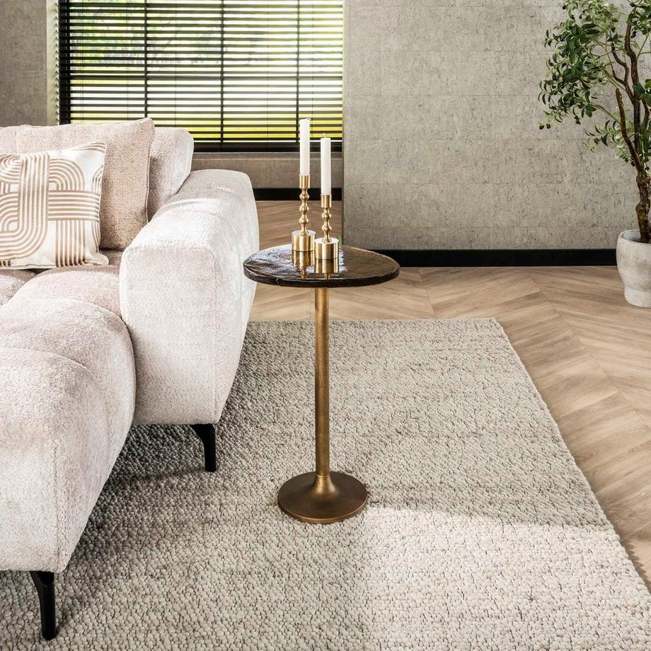 mutoni Tavolino Eclipse oro antico L  