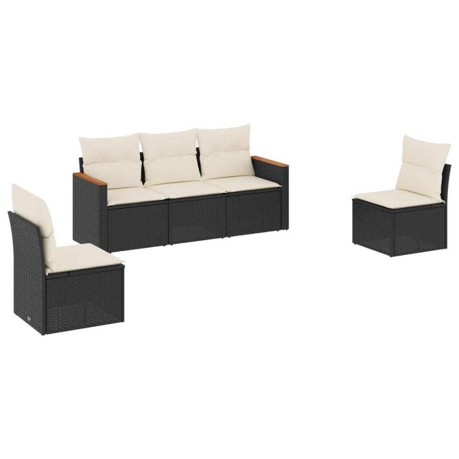 set divano da giardino Polirattan