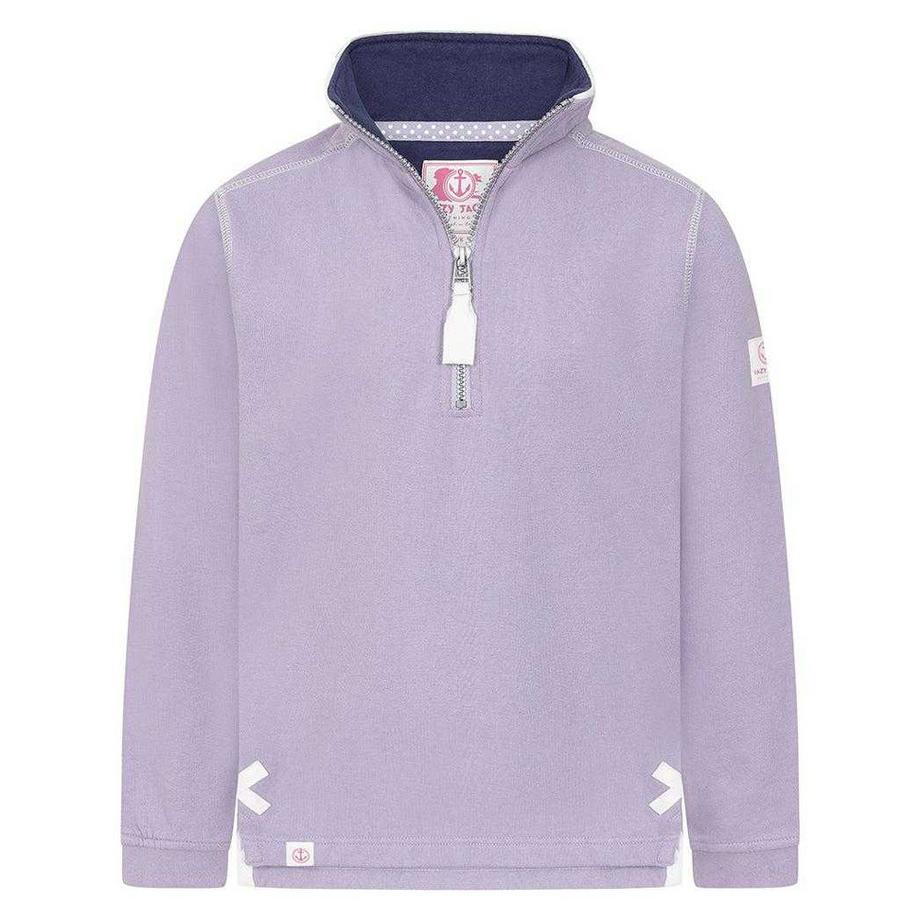 Sweatshirt  ,  mit kurzem Reißverschluss