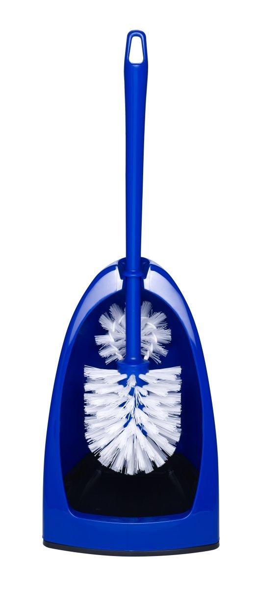 diaqua  Garniture WC a. brosse rebord bleu marine 