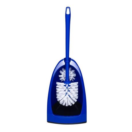 diaqua  Garniture WC a. brosse rebord bleu marine 