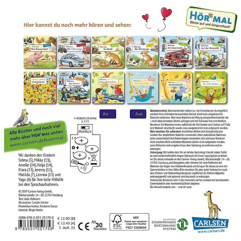 Hör mal (Soundbuch): Wimmelbuch: Im Zoo Hofmann, Julia; Görtler, Carolin (Illustrationen) Gebundene Ausgabe 