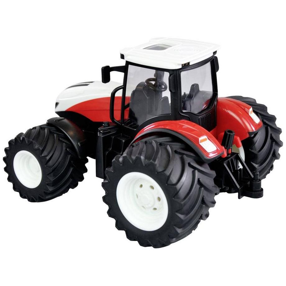 Amewi  RC Traktor mit Kippanhänger, Licht & Sound, 1:24 RTR 