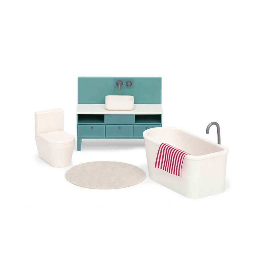 Puppenhauszubehör Badezimmer Set