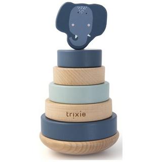 Trixie  Trixie Tour à empiler en bois - Mrs. Elephant 