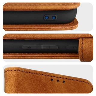 Avizar  Étui Xiaomi Redmi 9A Effet Daim Marron 