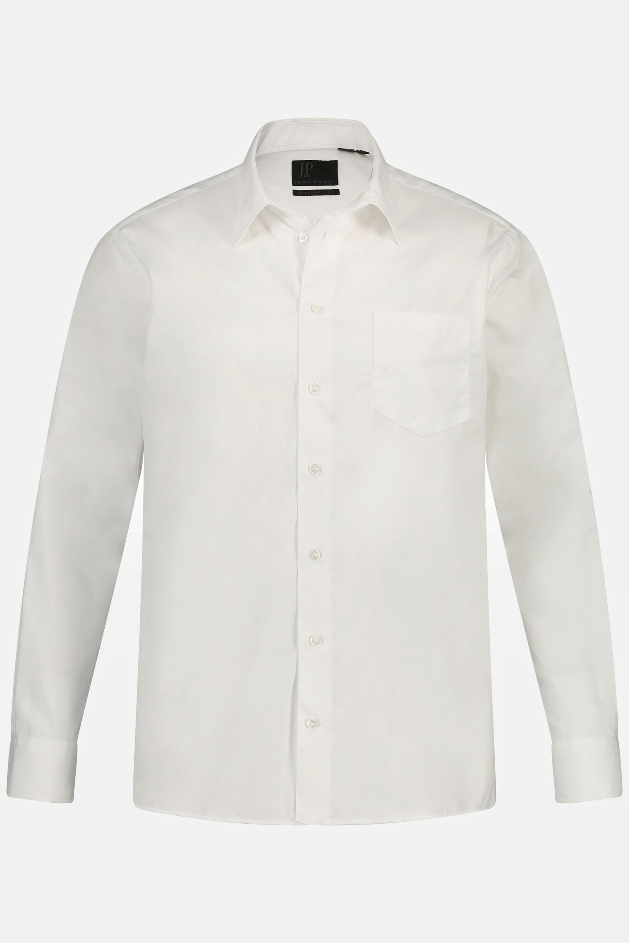 JP1880  Chemise Business à col Vario, coupe Comfort Fit blanc neige 