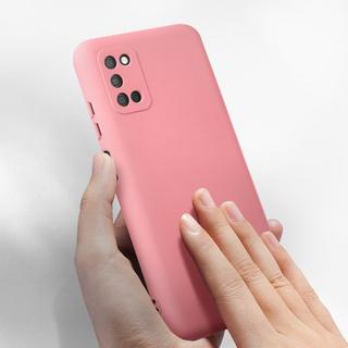 Avizar  Cover Silicone Galaxy A03s Rosa Chiaro 