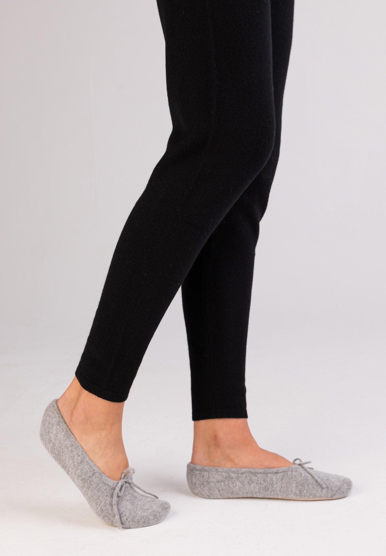 Image of Kaschmir Hausschuhe Damen Grau 36.5-38