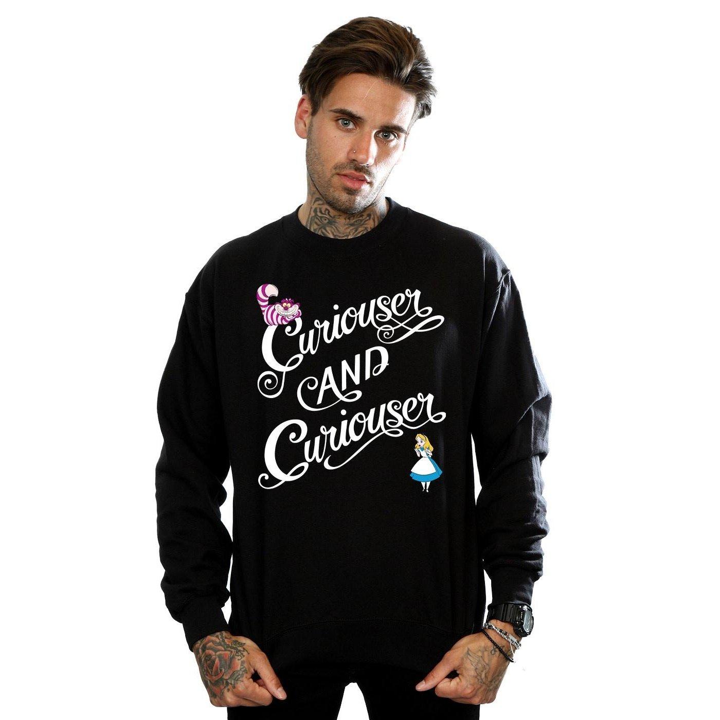 Disney  Alice In Wonderland Curiouser Sweatshirt 