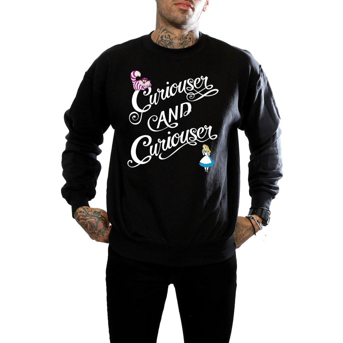 Disney  Alice In Wonderland Curiouser Sweatshirt 