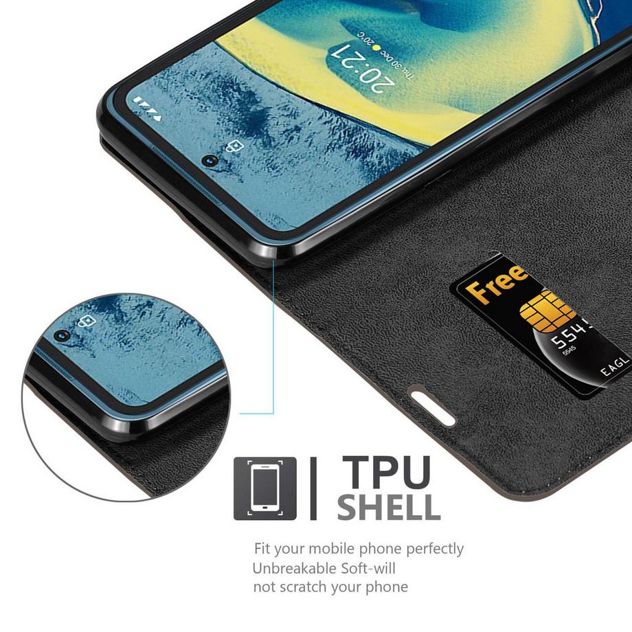 Cadorabo  Hülle für Nokia XR20 Magnetverschluss, Kartenfach 
