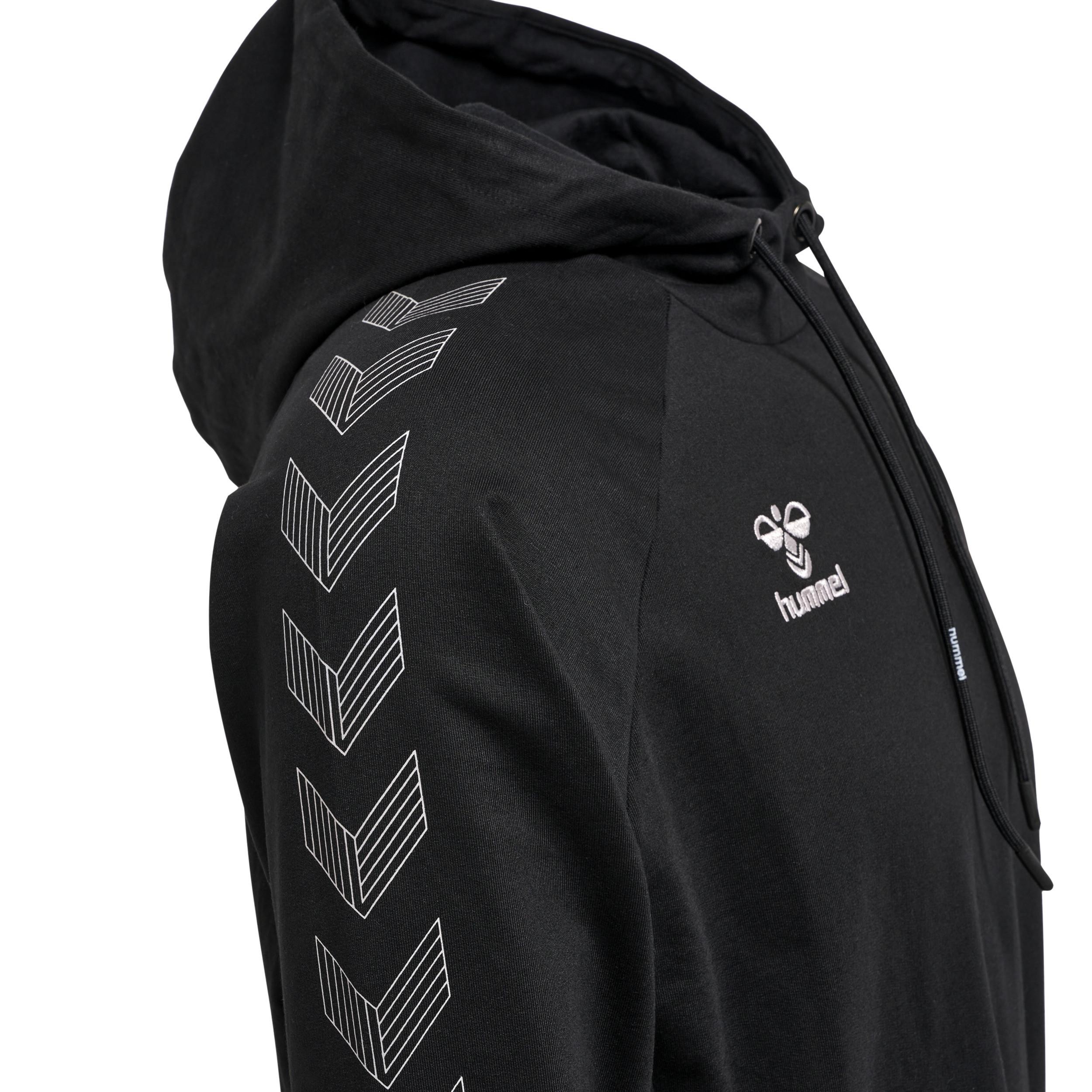 Hummel Move Grid Felpa Cotone con Cappuccio  