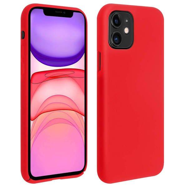 Image of Soft Touch Hülle Apple iPhone 11 Rot